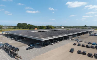 Solarcarport Schiphol